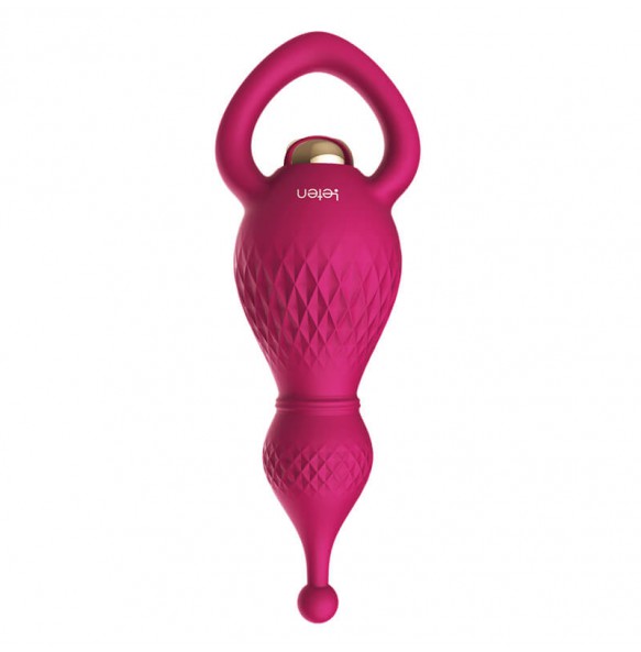 HK LETEN Prague Love The Rose Pearl Anal Butt Plug Vibrator 